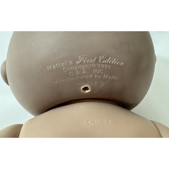 Vintage 80s cabbage patch Kids Doll Marked "HB LL2 B" Mattel's FIRST EDition - Picture 2 of 5